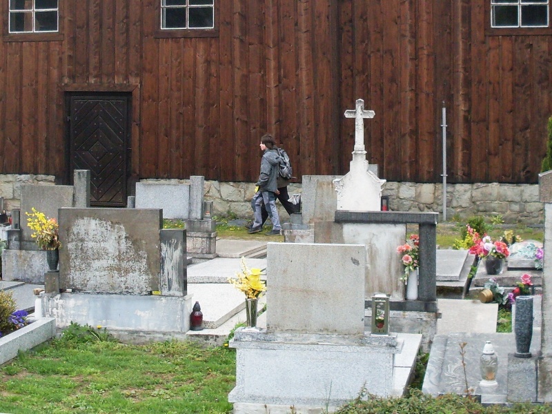 19 - dřevěný kostelík v Albrechticích