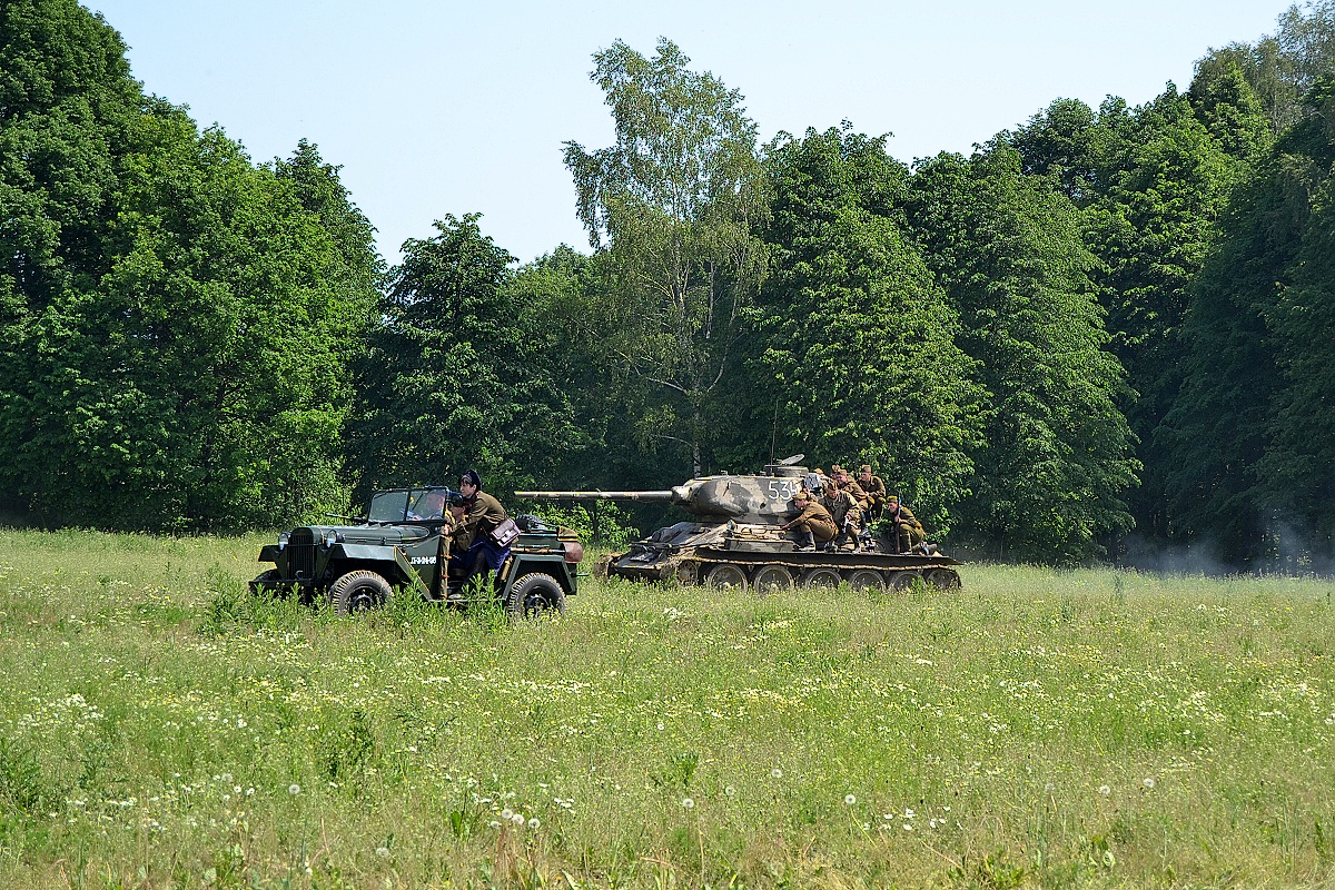 20 - na scénu vstupuje těžká jízda - tank T34