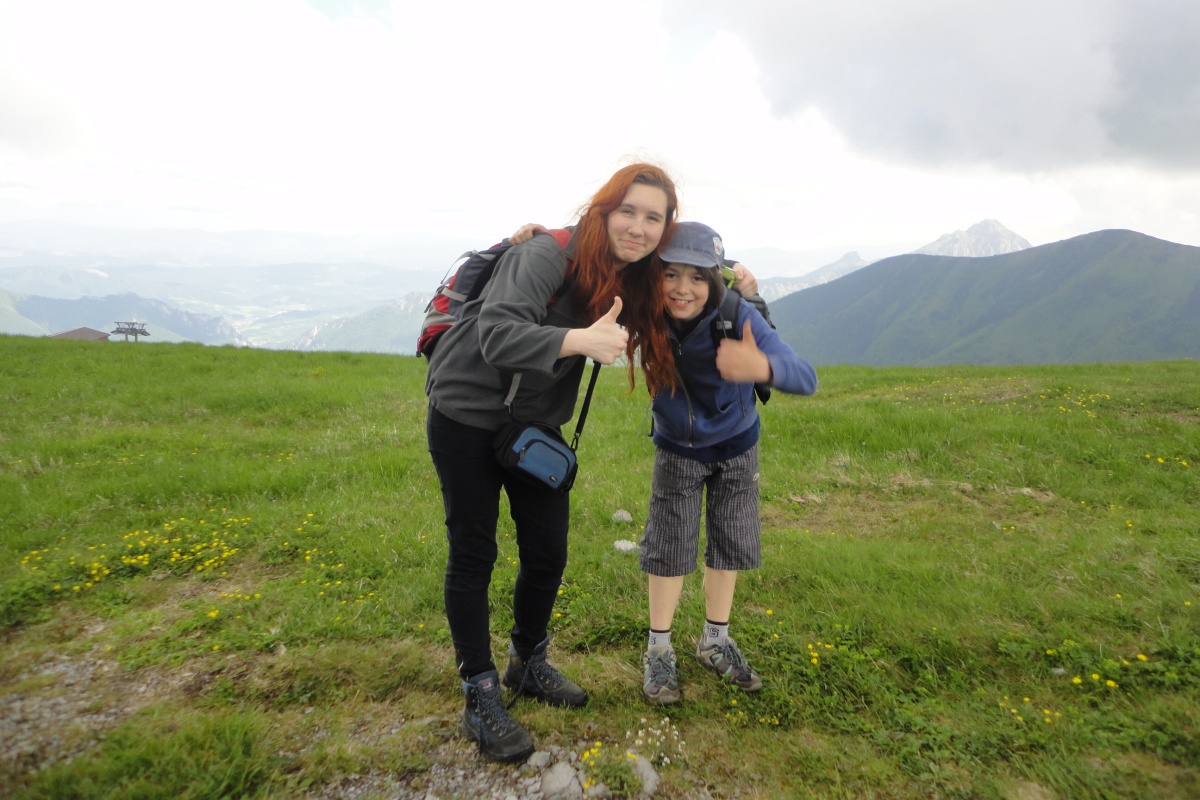 14 - snímeček do památníčku - Lála a Tříska