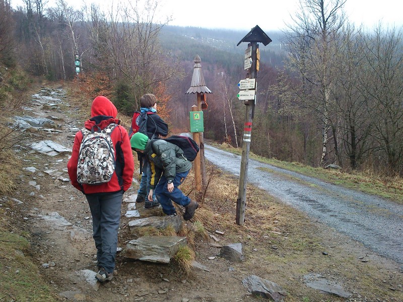 08 - rozcestí Pod Obřími skalami