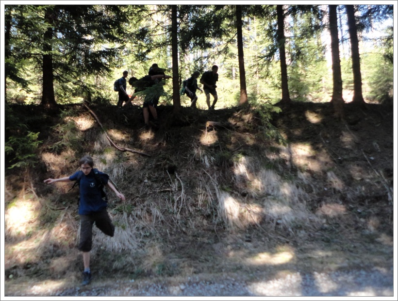 45 - sbíháme zpět k Mohylímu potoku